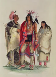 Indios norteamericanos, c.1832